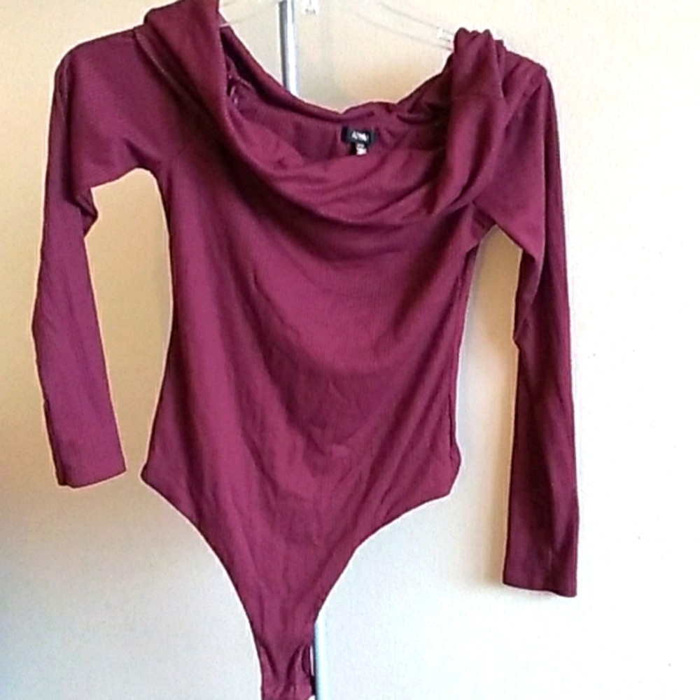 AFRM Burgundy Bodysuit (M)